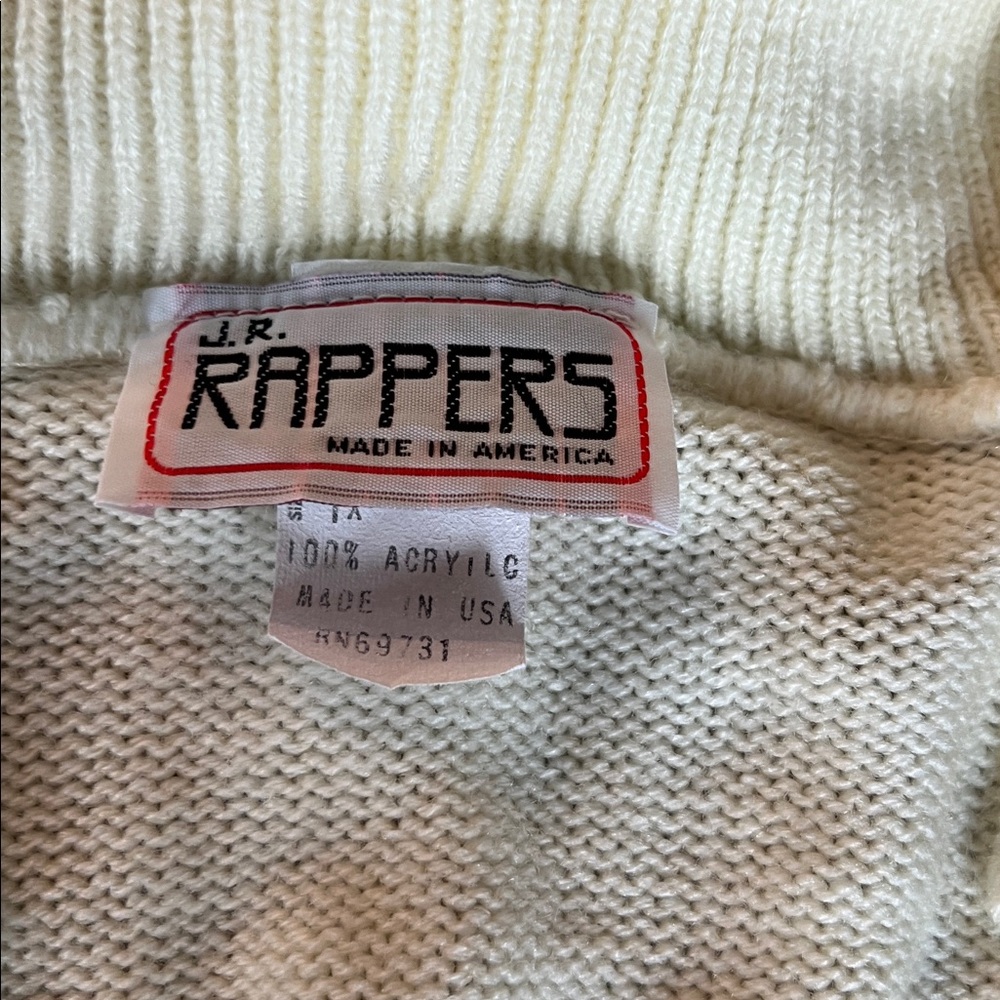 VINTAGE J R RAPPERS CARDIGAN - Picture 2 of 9